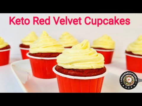 HOW TO MAKE KETO RED VELVET CUPCAKES