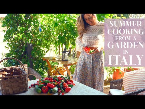 SUMMER COOKING FROM A GARDEN IN ITALY