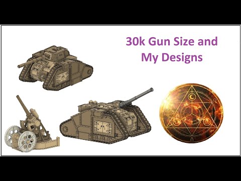30k Gun Size and My Designs
