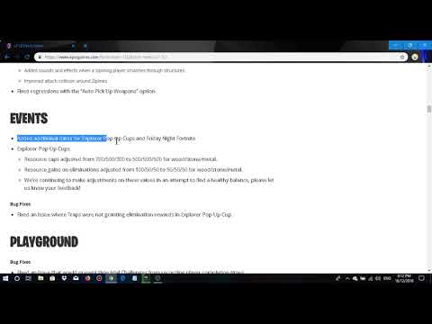 Patch notes 7.10 fortnite