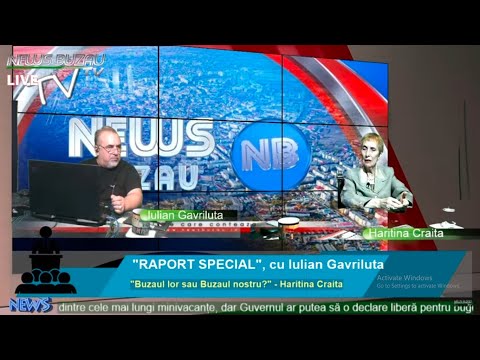 LIVE - TV NEWS BUZAU - "RAPORT SPECIAL, cu Iulian Gavriluta. "Buzaul lor sau Buzaul nostru?" - Harit