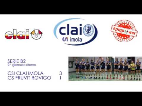 Csi Clai Imola-GS Fruvit Rovigo 3-1 (10/02/2019)