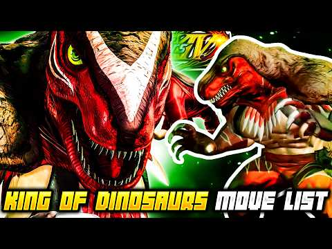 KING OF DINOSAURS MOVE LIST - The King of Fighters XIV (KOFXIV)