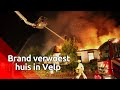 Uitslaande brand verwoest huis in Velp