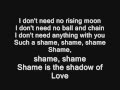 Pj Harvey Shame - Lyrics