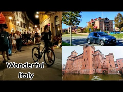 Italy Travel Vlog | Wonderful Ferrara Italy | Italy Vlog | A Day Tour In Italy | Italy Travel