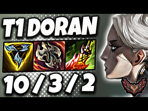 T1 Doran Camille vs Renekton [ TOP ] Patch 25.3 Korea Grandmaster ✅
