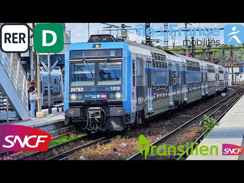 RER D [4K] Aller, on embarque pour une compilation d'une multitude de Z20500 courts