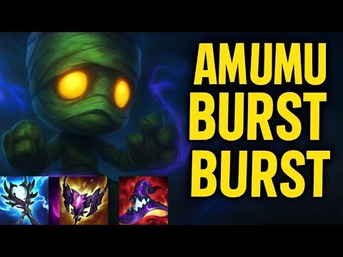 AP Amumu Mid = One Shot Machine! 💀 (Burst Damage Build) Patch 25.17
