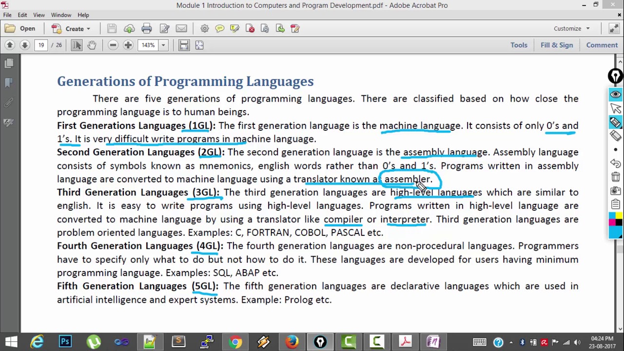 Basics of Programming Languages