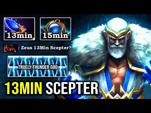 EPIC Pro Zeus 13Min Scepter Global Nimbus Deleted Enemy with Crazy Magic Burst Vs Doom & WR DotA 2