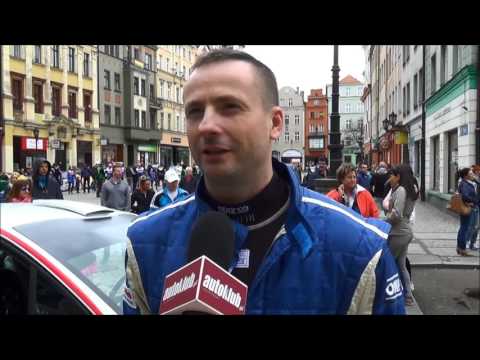 Grzegorz Dul na mecie Rajdu Świdnickiego KRAUSE 2016