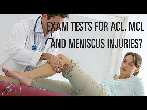 Physical exam to diagnose a serious knee injury
