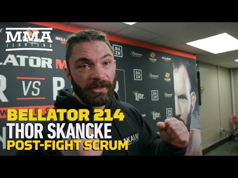 Bellator 214: Thor Skancke Explains Zany Weigh-In, Perils of His Name, Honoring Shooting Victims