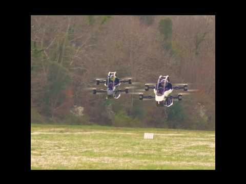 Test pilots having fun - Jetson ONE Personal Flying Vehicle  #futureofmobility #flyingcars