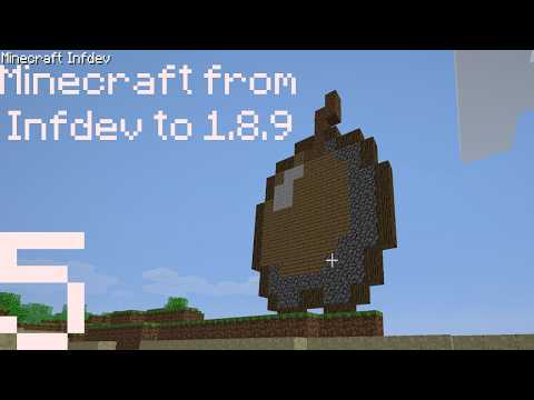 Playing Minecraft Infdev - 1.8.9 Infdev 20100625-0922 [5]