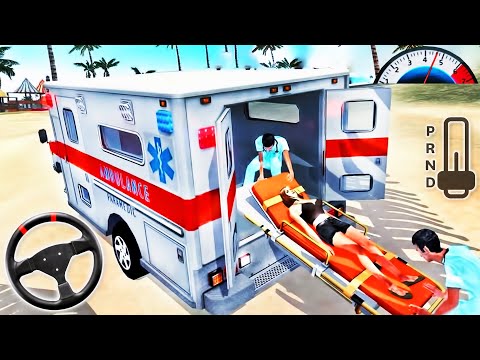Beach Guard Ambulance & Helicopter Rescue Flight - Android GamePlay