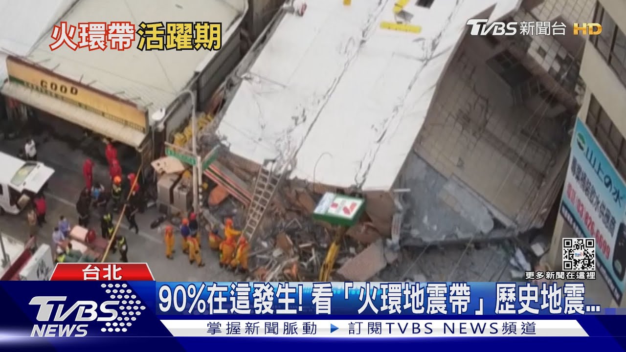 90%在這發生！　看「火環地震帶」歷史地震...