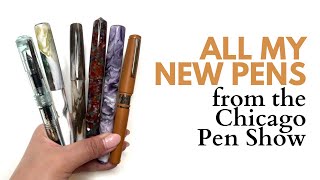 #newpenday // All my new pens from the Chicago Pen Show! #fountainpen