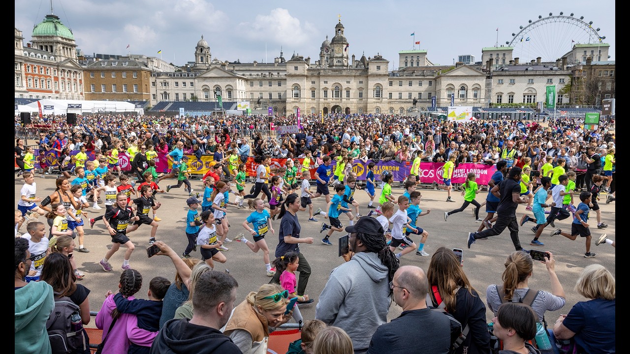 WATCH: The 41st edition of the Mini London Marathon