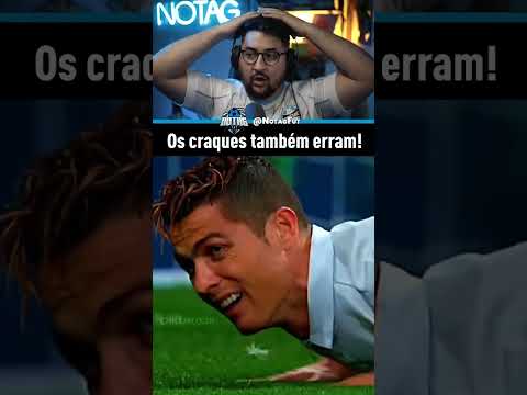Os craques também erram! #futebol #cr7#viral