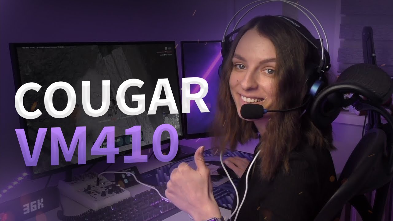 Ігрова гарнітура закритого типу Cougar VM410 PS