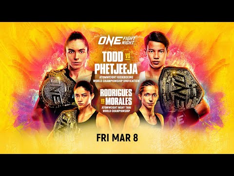🔴 [Live In HD] ONE Fight Night 20: Todd vs. Phetjeeja