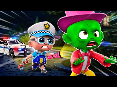Monster Police! - Police Songs - Halloween Songs - Nursery Rhymes & Kids Songs - Pupu & Popo