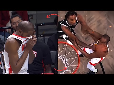 Kevin Durant after Danny Wolf brick hit him in the face "Trash a*s miss Wolf" 😂 Viral Moment REACT