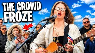 Crowd in DISBELIEF what they HEARD | Michael Jackson - Human Nature (Cover)