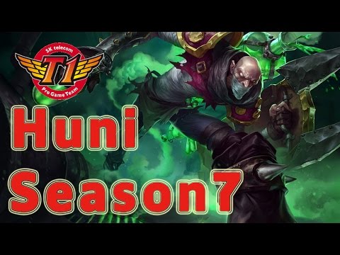 SKT T1 Huni Singed TOP vs Camille Patch 7.1