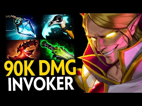 Invoker vs STYLE 2 QOP Mid | INSANE 90k Damage Dealt Game | Dota 2 Invoker