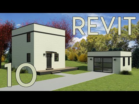 Revit Basics - Tiny House - 10 Bimobject inserting objects