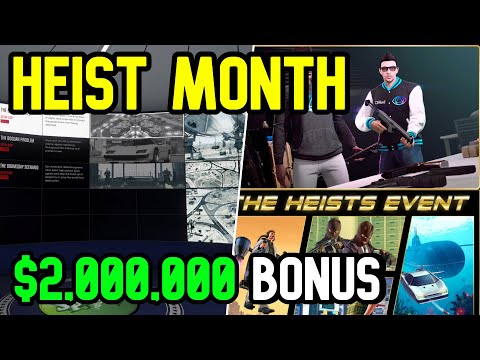 Gta 5 Heist Event Month - $2,000,000 Bonus Heist Challenge