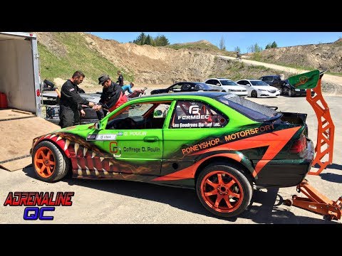 DMCC Drift 2017 Vallée Jonction Round 1 Dany Poulin VS Éric-Fred Grondin