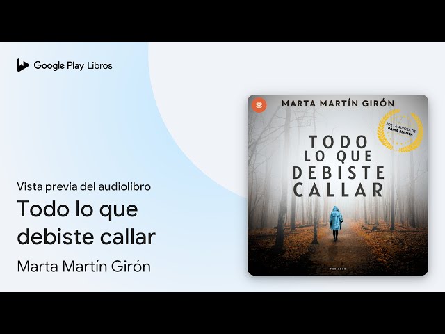 Vídeo relacionado con Todo lo que debiste callar