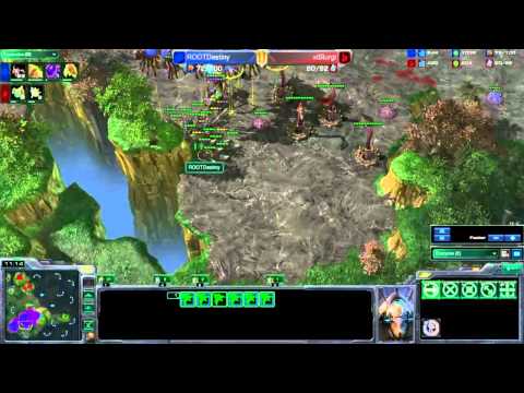 MLG Columbus 2011 - ROOTDestiny (Z) vs xiSlurgi (P) - Game 2 Part 1