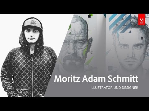 Live Illustration mit Moritz Adam Schmitt - Adobe Live 2/3