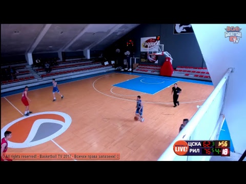 ЦСКА vs Рилски Спортист , мач за 5-8 място , Национални Финали за момчета до 14г.