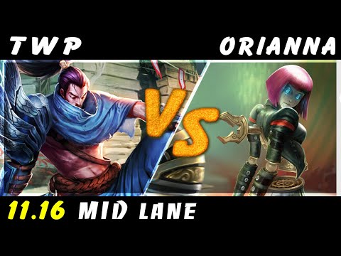 TheWanderingPro - Yasuo vs Orianna MID Patch 11.16 - Yasuo Gameplay