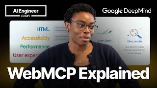 The agent-ready web: Simplify user actions with WebMCP — Tara Agyemang, Google