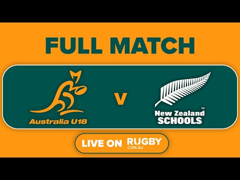 FULL MATCH: Australia U18s v New Zealand Secondary Schools | 2025