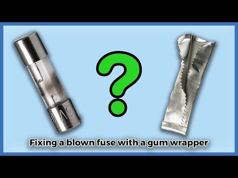 How to Fix a Blown Fuse with a Chewing Gum Wrapper