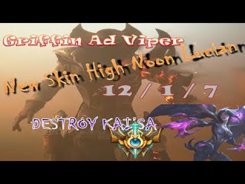 Griffin Viper Lucian High Noon skin Destroy Kai'sa | Korea Chalenger Top 4