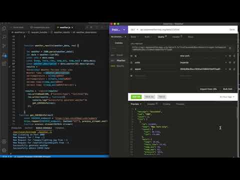 CSCI355 Final Project 2 API Calls OpenWeatherMap and COVID19