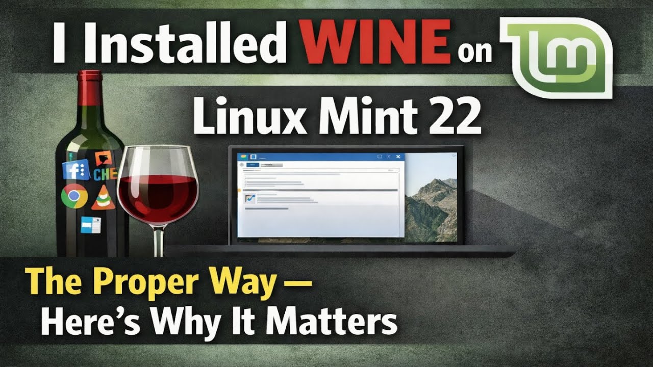 I Installed Wine on Linux Mint 22.3 the Proper Way — Here’s Why It Matters in 2026