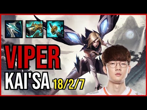 VIPER - KAI'SA vs. XAYAH ADC | KR GRANDMASTER | PATCH 11.1