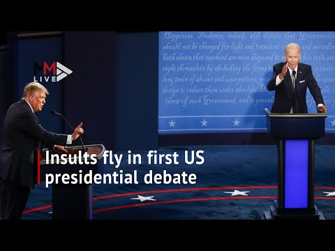 'This clown' 'Nothing smart about you' Un presidential insults fly in first Trump Biden debate