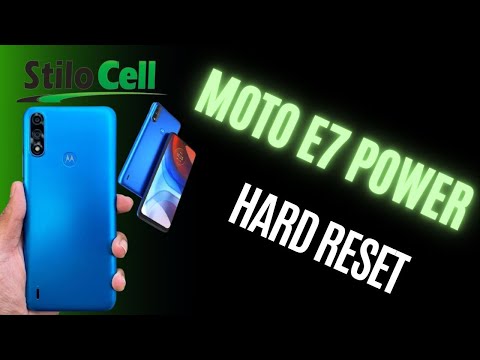 Moto E7 Power Hard reset