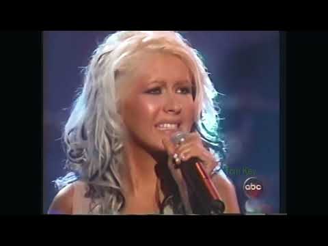 Christina Aguilera/Linda Perry/ Britney- Impossible & Beautiful- AMAS (1/13/2003) 4K HD